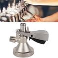 thumbnail image 3 of G Type Beer Keg Coupler, Brass Body Healthy Beer Keg Tap Coupler Precise Casting  for Bar, 3 of 8