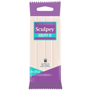 Sculpey III Translucent Polymer Clay, 8oz
