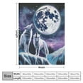 thumbnail image 4 of Nawypu Wolf Blanket for Bed Moon Wolf Throw Blanket for Women Men and Kids Super Soft Plush Wolf Blanket Throw Plush Blanket Wolf Gifts Sofa Couch Living Room Bed Camping Travel, 4 of 6