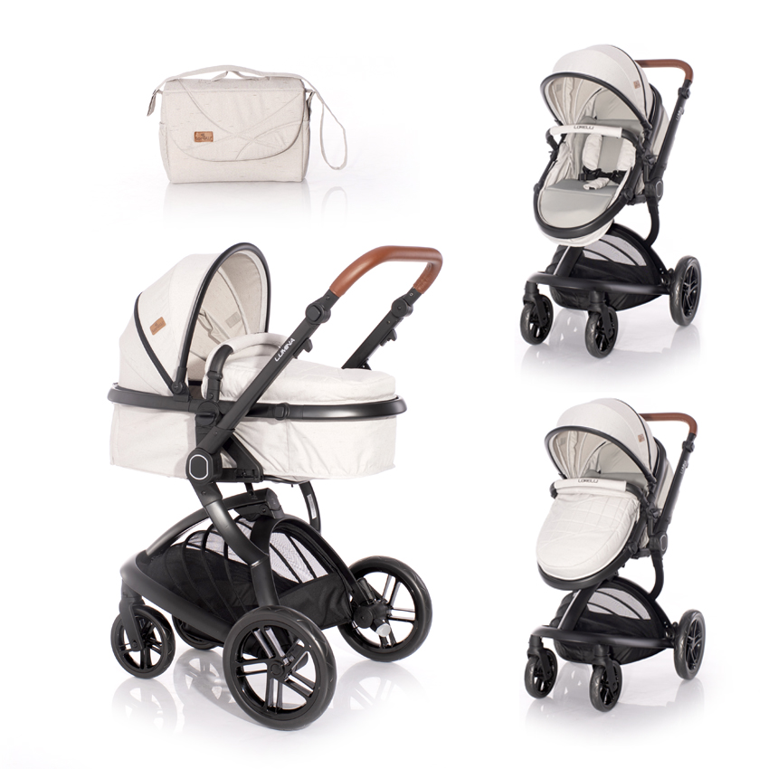 Lorelli baby stroller Lumina aluminum frame lightweight, large seat