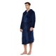 thumbnail image 3 of U2SKIIN Albornoz de felpa con capucha y forro polar para hombre (azul marino 2XL3XL), 3 of 5