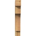 thumbnail image 2 of Ekena Millwork 4"W x 18"D x 26"H Westlake Block Rough Sawn Bracket, Western Red Cedar, 2 of 25