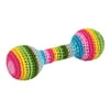green sprouts Chime Rattle made from Organic Cotton-Multicolor-3mo+