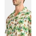 thumbnail image 4 of George Men's and Big Men's Holiday Camp Shirt, Sizes S-3XL, 4 of 5