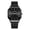 Black Shell Silver Needle, variant on Simple men's watch, business casual square quartz watch, silicone strap, waterproof, new business men's wristwatch