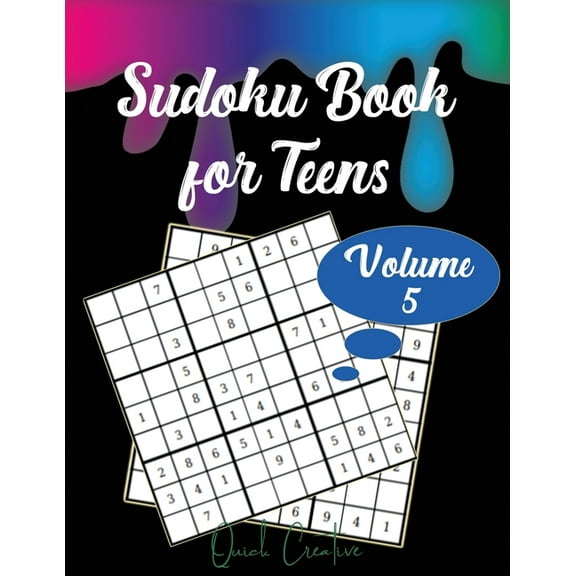 Sudoku Book For Teens Volume 5: Easy to Medium Sudoku Puzzles Including 330 Sudoku Puzzles with Solutions, Great Gift for Teens or Tweens