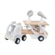 thumbnail image 4 of Juego de Camión de Transporte de Madera, Juguete Educativo de Cohete de Madera para Niños, Niñas Y Niños, 4 of 9