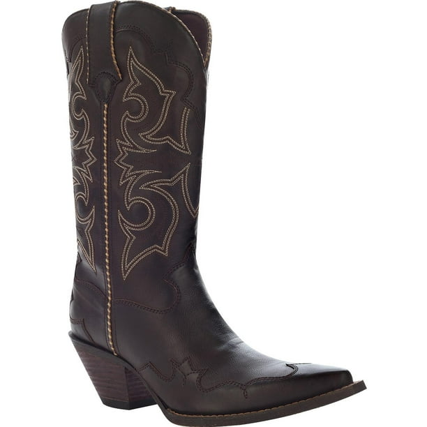Durango Women's Crush RD5513 Rock N' Roll Western Boots Dark Brown 入荷中 MESH PIPING BOOTS ブーツ