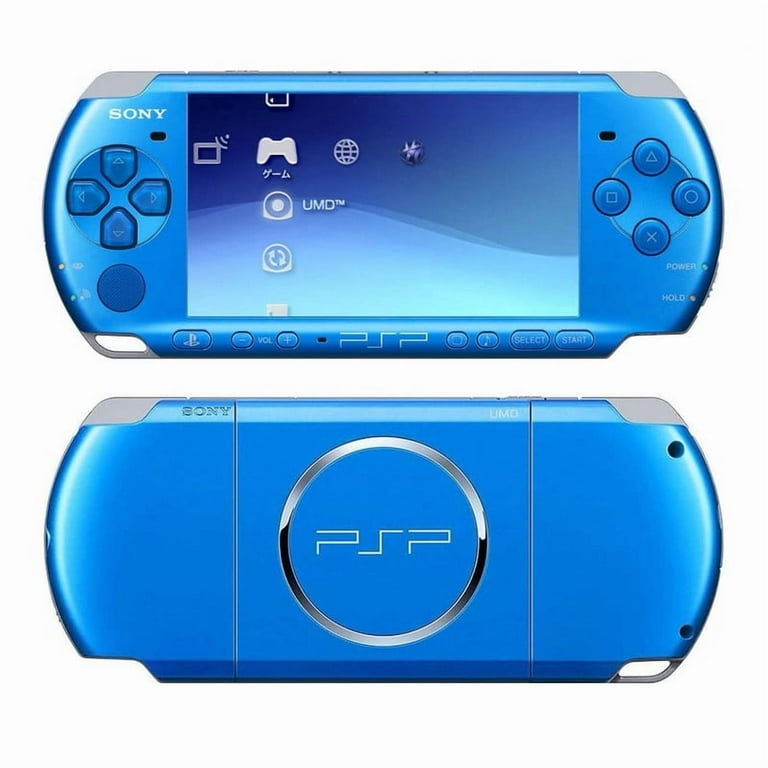 Restored Playstation Portable PSP 3000 Gaming Console, Blue