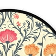 thumbnail image 3 of Symmetrical Flowers Designs Memory Foam Bath Mat 36" Absorbent Rug with Non Slip Base and 4 Bonus Pads, 3 of 6