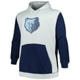 thumbnail image 2 of Men's Fanatics  Navy/Silver Memphis Grizzlies Big & Tall Primary Arctic Pullover Hoodie, 2 of 3