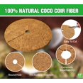 thumbnail image 5 of 4 Uds. Estera protectora de anillo de mantillo de árbol de fibras de coco de 17,5 pulgadas de diámetro, esteras de protección de árbol de coco Natural de 17,5 pulgadas, planta de disco de ár, 5 of 5