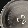 thumbnail image 2 of 12.5" Microwave Turntable Glass Plate Replacement For Panasonic 12570000008334 & Frigidaire 5304509437 - Y-Bottom General, Heat-Resistant & Universal Fit (12.5 Inch), 2 of 5