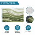 thumbnail image 6 of Green Abstract Waves Placemats Set of 4, Gradient Fluid Luxury Oil Painting Placemats for Dining Table, Place Mats for Kitchen Tabletop, Waterproof Wipeable Dining Table Mats Set, 6 of 9