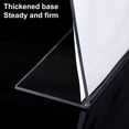 thumbnail image 4 of Visland 3Pcs Acrylic Sign Holder Clear Durable Water-Resistant Slanted Table Display Stand for Office Restaurant, 4 of 9