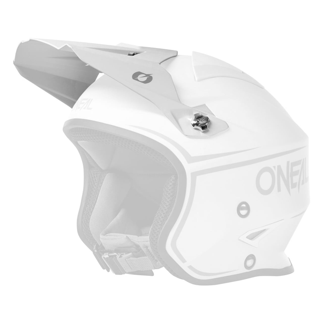 Oneal Slat Solid Trials Replacement Helmet Visor White