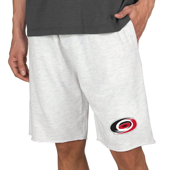 Men's Concepts Sport Oatmeal Carolina Hurricanes Mainstream Terry Shorts