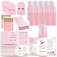 thumbnail image 1 of Set de botellas y cepillos para champú para pestañas, 60 unidades, NailLowee B-pink, 1 of 6