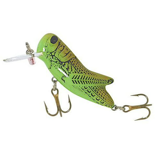Rebel Bighopper 1/4 oz Fishing Lure - Green Grasshopper - Walmart.com