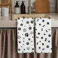 thumbnail image 3 of Dog Paw Dish Towels - Cute Dog Kitchen Towels, Absorbent Dishcloths Hand Towels Set of 2 for Kitchen Decor 18x26 Inches, 3 of 6