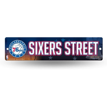 Rico Industries 76ers Plastic Street Sign Décor