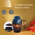 thumbnail image 4 of MUKTIVE Campfire Urn for Ashes - Blue Decorative Urns for Cremation Ashes - Funeral Urn for Adults Cremated Remains - 10 Inch Large Urns for Mom, 4 of 6