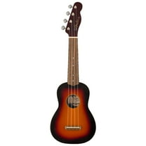 Fender Venice Soprano 4-String Right-Handed Ukulele with Nato Neck, Satin Urethane Neck Finish and Walnut Fingerboard (2-Color Sunburst)