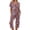 Purple Pink, variant on Women's Halloween Loungewear Set Short Sleeve V Neck Top and Cropped Pants with Pockets Ghost Pumpkin Print Breathable Soft Pajama Set for Home Outdoor Black L