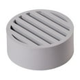 thumbnail image 2 of NDS 3 in. White Round Plastic Drain Grate, 2 of 2
