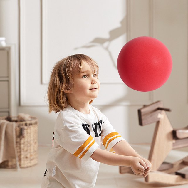 Pelota de espuma de entrenamiento de baloncesto silencioso para interiores y ligero para niños, juguete deportivo para niños