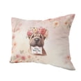 thumbnail image 2 of Happy Mother's Day Chinese Shar-Pei with Flower Crown and Greeting Card Pillow Cushion Double Sided Dog Lover Throw Pillow - 13004, 2 of 4