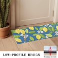 thumbnail image 3 of Yellow Lemon Fruit Flowers Blue Pattern Door Rugs,Washable Non Slip Door Mats Indoor,Decorative Door Mats,Entry Mat Indoor for Entrance,Bedroom,Kitchen,Bathroom,16"x47", 3 of 6