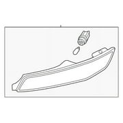 Genuine OE Mazda Marker Lamp Assembly - FE01-51-5E0D