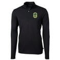 thumbnail image 2 of Men's Cutter & Buck Black Nashville SC DryTec Virtue Eco Pique Recycled Quarter-Zip Pullover, 2 of 3