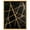 Gold Frame, variant on Fractured Zenith Canvas Print Black Gold Decor by Art Remedy, Gold Frame, 36 x 45