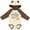 Natural & Brown w Ears, variant on Inktastic I Love My Gramps To The Moon and Back Boys or Girls Long Sleeve Baby Bodysuit