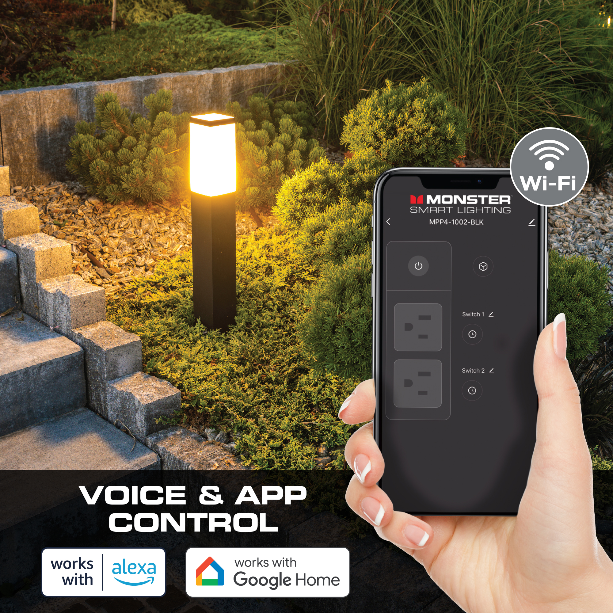Monster Smart Wi-Fi Weather-Resistant Dual Outdoor Plug photo 4