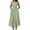 Green, variant on Summer Dresses for Women 2025, Women Solid Color Elegant And Sexy Strapless-neck Strap Dress(Beige,L)