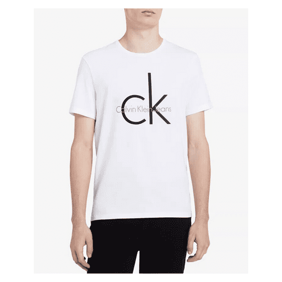 Calvin Klein Jeans Men's Classic CK Monogram Logo Short Sleeve T-Shirt Tee.