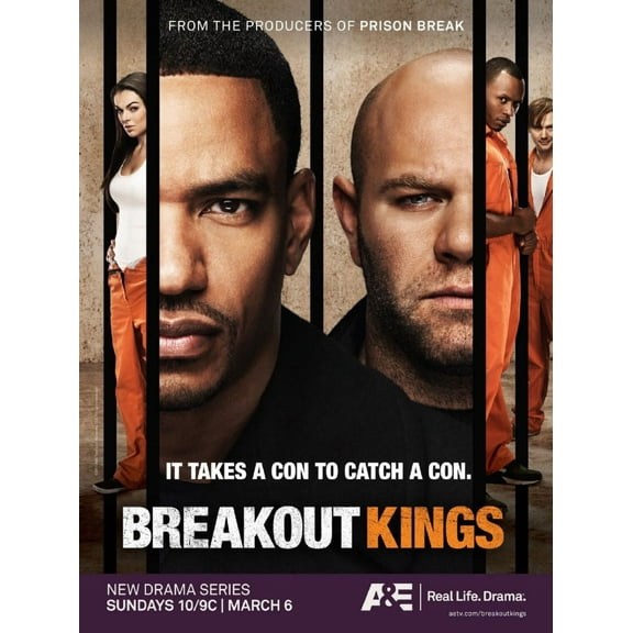 Breakout Kings poster Metal Print 12inx16in Unframed, Age: Adults, Rectangle Poster Time