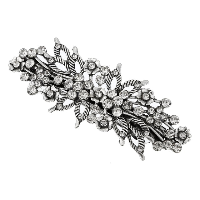 BESTYASH De De Plata Con Floral Para Y Eventos