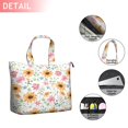thumbnail image 2 of White Sunflower Colorful Flower Pattern Travel Tote Bags for Women Carry On,Large Weekender Bags for Women Travel,Multi Functional Duffle Bag for Work,Shopping,Sports, 2 of 5