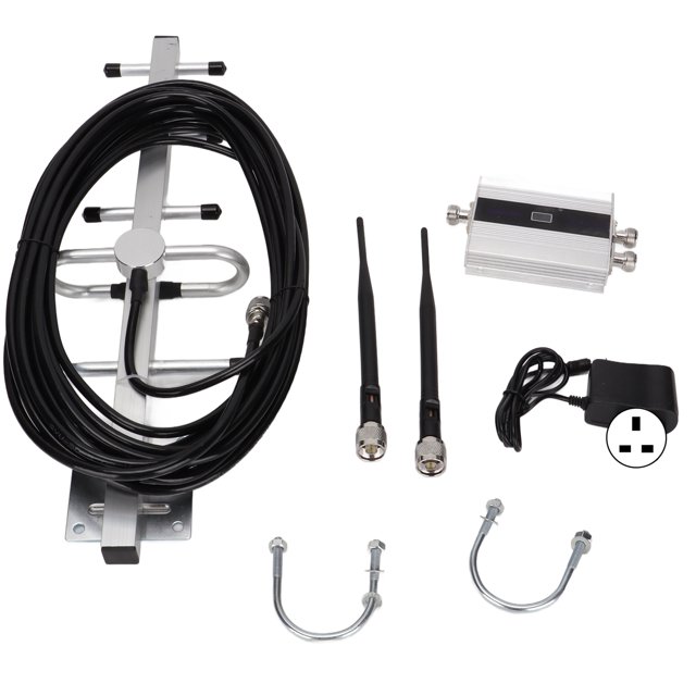 Amplificador de señal de teléfono móvil Amplificadores de señal de teléfono móvil de metal completo para áreas remotas Enchufe CA 110-240 V Reino Unido