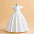 thumbnail image 2 of GYRATEDREAM Flower Girl Wedding Dress Long Bridesmaid Party Ball Gown Girls Formal Pageant Maxi Dresses, Size 4-5 Years, 2 of 9