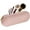 Pink, variant on LESYAO Travel Makeup Brush Holder, Silicone Make up Brush Organizer Bag, Zipper Anti-Fall Out Makeup Brush Pouch for Daily, Work or Gift Giving - Khaki
