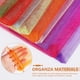 thumbnail image 2 of 100 bolsas de organza transparentes para dulces, bolsas de malla con cordón para joyería, bolsas para regalos de fiesta, bolsas tipo sobre, 2 of 7