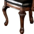 thumbnail image 3 of Miekor Furniture Black and Cherry Solid Back Arm Chairs with Nailhead Trim (Set of 2) B5A0458, 3 of 5