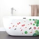 thumbnail image 1 of Pegatinas para bañera, pegatinas autoadhesivas para decoración de pared de flores y hojas de loto, pegatinas de flores de PVC extraíbles DIY, 1 of 5