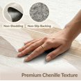 thumbnail image 6 of ODIKA 6'x9' Washable Area Rug Non-Slip, Easy Care, Beige Vintage Cream Inspired Wave Faded Stripe Bands Abstract for Family Room, Living Room, Master Bedroom, 6 of 7