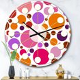 thumbnail image 2 of Designart Horloge Murale Moderne Mi-Siècle Rétro Géométrique Circulaire Abstraite, 2 of 4